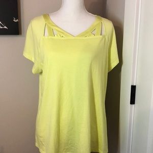 Lane Bryant cut out cotton top size 14/16